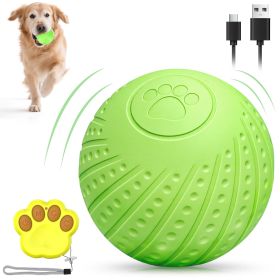 Interactive Dog Ball Toy with Remote Control – Silent Motion Activated Rolling & Bouncing
