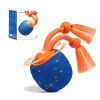 Cheerble Interactive Dog Toy, Wicked Ball Rolly, Automatic Move, E-TPU Material, Rope and Barking Sounds, for Medium to Large Dogs